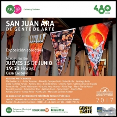 SAN JUAN RA DE GENTE DE ARTE - Jueves 15 de Junio de 2017